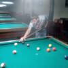 Shooting Pool at Baltimore Billiards of Linthicum Heights, MD