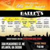 Barley's Billiards Atlanta, GA Music Flyer