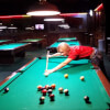 Shooting Pool at Barney's Billiard Saloon Spring, TX