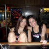 Barney's Billiard Saloon Staff Jerica Lyn and Karla Cruz