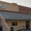 Store front at Barney's Billiard Saloon Pool Hall in Houston, TX