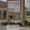 Store front at Barney's Billiard Saloon Houston, TX