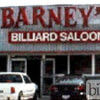 Store front at Barney's Billiard Saloon Victoria, TX