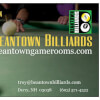 Business Card from Beantown Billiards Derry, NH