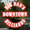 Big Dan's Downtown Billiards Benton, AR Front Door Signage