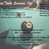 Billiard Table Services Jonesville, NC Business Card