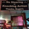 No Gambling Sign at Bogie's Billiards Houston, TX