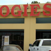 Bogie's Billiards Sign in Houston, TX Storefront