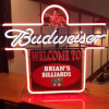 Brian's Billiards Budweiser Sign in Roanoke Rapids, NC