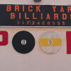 Store front at Brickyard Billiards Indianapolis, IN