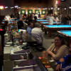 Drinking and Shooting Pool at Butera's Billiards of Moorpark, CA