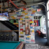 Wall of License Plates at CarPool Billiards Arlington, VA.