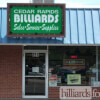 Store Front at Cedar Rapids Billiards Cedar Rapids, IA