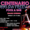 Grand Opening Flyer from Centenario Pool & Bar Houston, TX
