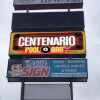 Sign for the Centenario Pool & Bar Pool Hall Houston, TX