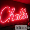 Neon Chalks Billiards Warwick, RI Sign