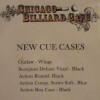 New Cue Cases for Sale at Chicago Billiard Cafe Pro Shop
