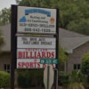 Chiefland Billiards and Sports Bar Sign in Chiefland, Florida