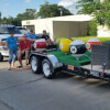 Chilton Billiards Float in Parade Wichita, KS