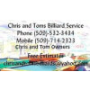 Business Card from Chris And Toms Billiards Service WA