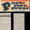 1998 New York Press Article on Corner Billiards New York, NY