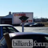 Store front sign at Corner Shots Carbondale, IL