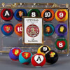 Set of Poker Pool Balls from Crown Games Inc