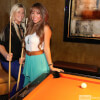 Ladies Shooting Pool at Diamonds Billiard Club Brea, CA