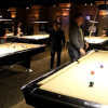 Shooting Pool at Diamonds Billiard Club of Brea, CA