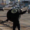 8 Ball Mascot at Dooly's Chicoutimi, QC