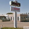 Store Front Sign at Dooly's Billiards in Moose Jaw, SK