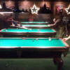 Shooting Pool at Eddy's Tavern McAllen, TX