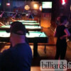 Shooting pool at Elizabeth Billiards of Charlotte, NC