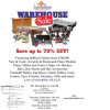 2009 F.G. Bradley's Warehouse Sale Flyer