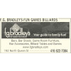 Business Card from F.G. Bradley's Etobicoke, ON