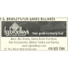 F.G. Bradley's Etobicoke, ON Ad Card