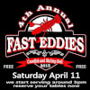 Flyer for Fast Eddie's Crawfish & Shrimp Boil Terrell TX