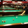 Shooting Pool at Fast Eddie's Embassy Oaks San Antonio, TX