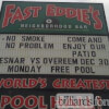 Fast Eddie's Perrin Beitel Rd San Antonio, TX Sign