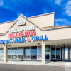 Front of the Hall of Fame Billiards Pool Hall in Warren, MI