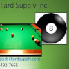 Higgins Billiard Supply Business Card