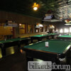 Billiard Tables at Hill's Pool Hall of El Dorado, AR