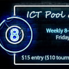 ICT Pool & Billiards 8-Ball Tournament Flyer, Wichita, KS