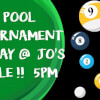 Jo's Hole Pool Tournament Flyer, Spirit Lake, ID