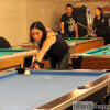 Shooting Pool at Kalihi Cue of Honolulu, HI