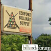 Ledford Billiard Supply Sign at the Old Marietta, SC Location