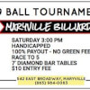 Maryville Billiards Maryville, TN 9 Ball Tourney Flyer