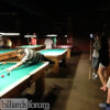 Shooting Pool at McCue's Billiards of Keene, NH