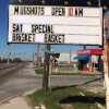 Sign at Mug Shots of Westwego, LA