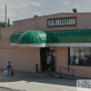 Store front at OK Billiards Pool Hall in Woodhaven, NY
